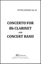 Concerto for Clarinet and Band, Op.43 Concert Band sheet music cover